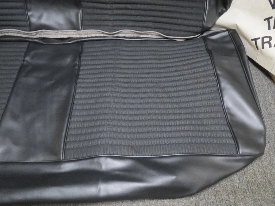 Asiento trasero convertible Torino Comfortweave Deluxe 1970 tapizado negro hasta 198B Foto 3 de 4