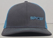 Spyder Pro Power Tools Grey & Blue Snapback Trucker Hat Richardson Style 112