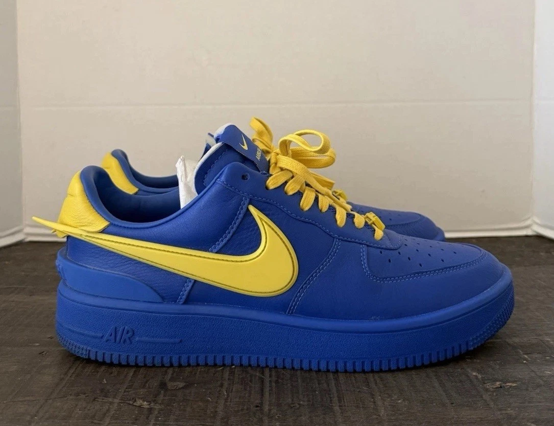 Nike Air Force 1 Low Black Vivid Blue for Sale | Authenticity