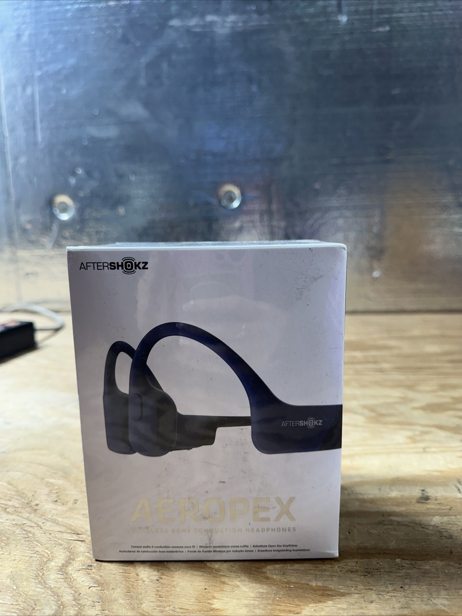 新品・未開封品 AFTERSHOKZ AEROPEX COSMIC BLACK After shock Bone conduction wireless headphones (Cosmic black