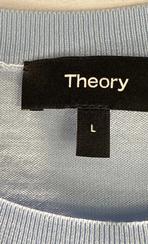 Camisa azul Theory para mujer talla L Foto 3 de 4