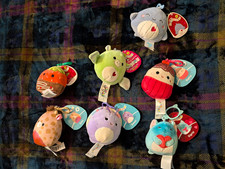 Squishmallows Clip-On Plush Keychain Valentin...