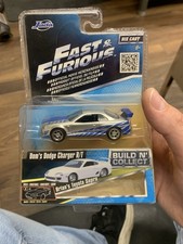Jada Fast Furious Build N' Collect Brian's Nissan Skyline GT-R R34 Miss Print