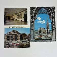 18 Unsent Vienna Austria Landmarks Postcards Note Cards Ephemera Vintage Collect