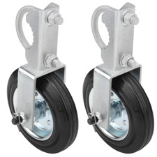 Gate Wheel for Metal Swing Gate with 1-5/8" Thru 2" Gate Frames, Gate Sup