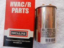 Capacitor Dual Run 440 Volts 45/5 uF  Castor Oil Filled By Totaline -NEW