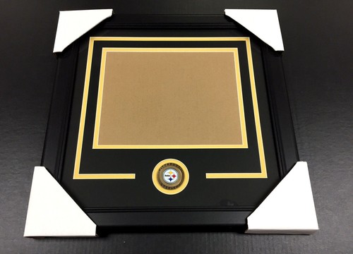 PITTSBURGH STEELERS Medallion Frame Kit 8x10 Photo Double Mat HORIZONTAL - Picture 1 of 2