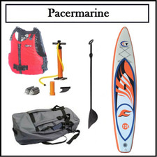 F-SERIES 380 (12,6) Race SUP Inflatable Paddle Board Buoyancy Aid Package 