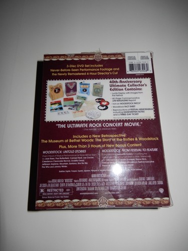 LIFE SPECIAL EDITION WOODSTOCK 1969 + 40th ANNIVERSARY ULTIMATE COLLECTION 3 DVD - Picture 6 of 8