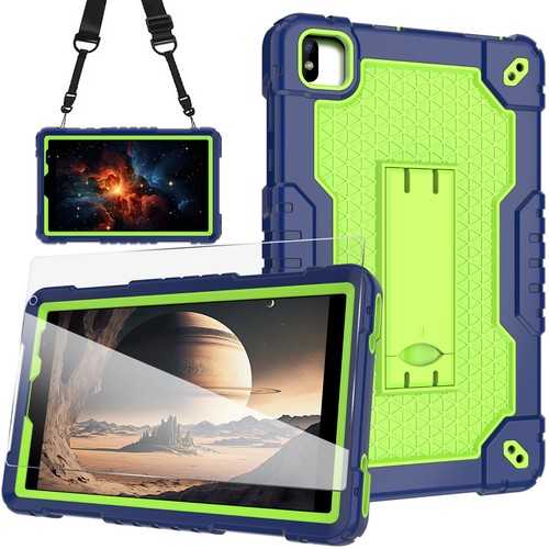 Funda para FOXX P8 8 pulgadas híbrida a prueba de golpes estuche incorporado soporte correa para el hombro - Imagen 93 de 154