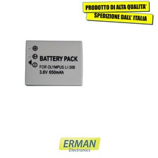 BATTERIA PER OLYMPUS LI-30B  LI30B  650mAh 3,6V