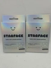 (2) Starface Hydro-Star Pimple Patches Holographic Limited Edition 32 Patches Ea