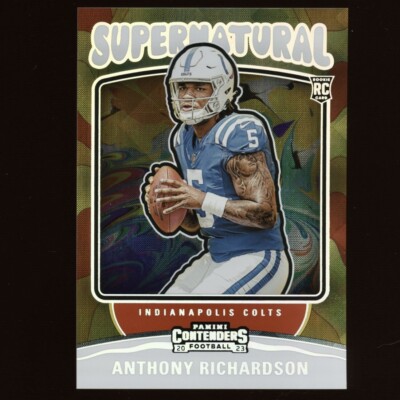 Anthony Richardson 2023 Panini Contenders Supernatural Silver SP Variation #1 RC