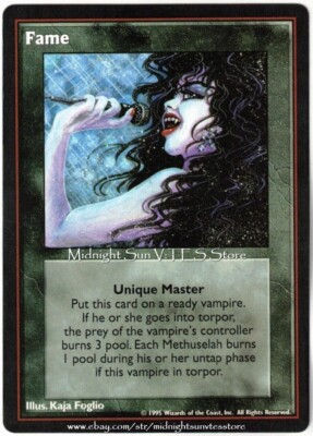 Fame Vampire: The Eternal Struggle V:TES VTES Vampire CCG | eBay