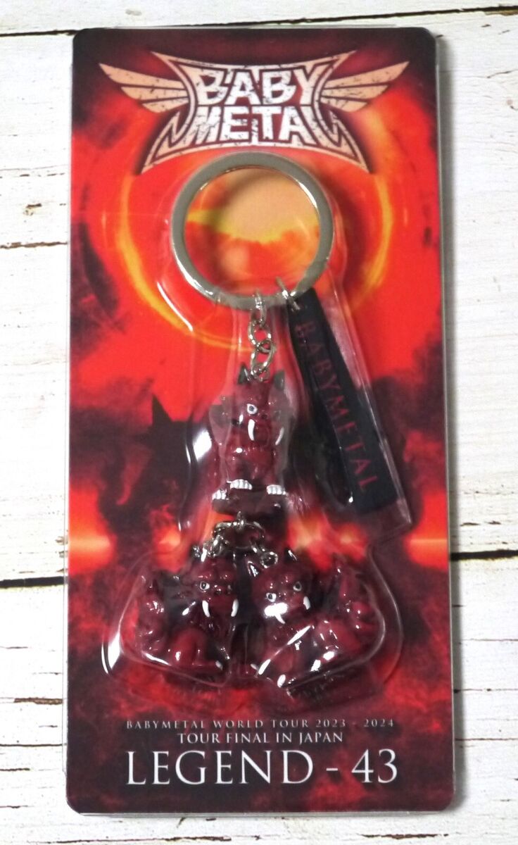BABYMETAL keychain kitsune 43 LEGEND-43 Okinawa 2024.3.23-24 BABYMETAL keychain kitsune 43 LEGEND-43 Okinawa 2024.3.23-24