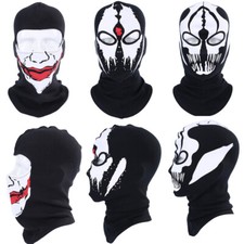 3D Joker Balaclava Halloween Fun Cool Skull Full Face Mask Cap Ski Cycling Hat