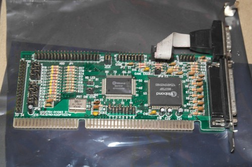 Windbond ISA I/O card paralell serial gameport port W83757F PTI-227W - Picture 4 of 6