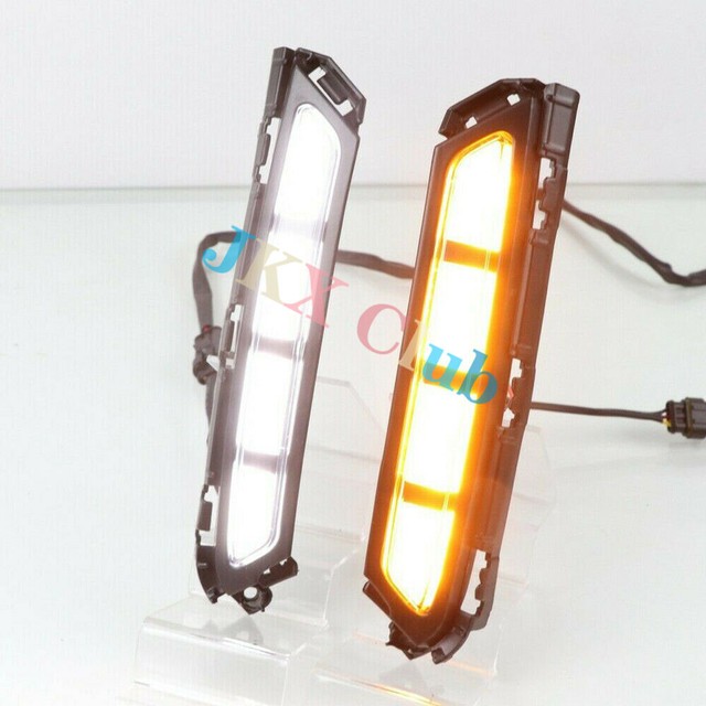 LED DRL Daytime Running Light Fog Lamp Turn Signal For Hyundai Elantra