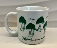 Vintage 80’s Upjohn “How Laws Grow” Cup Mug PRISTINE!