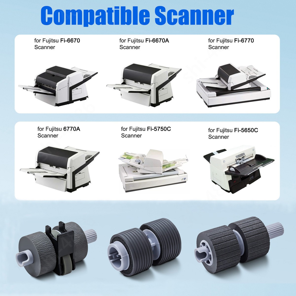 Fujitsu Pick Roller And Brake Roller Set At ₹ 4000/unit | Printer Pickup Rollers In New Delhi | ID: 19042556148 - Foto 4