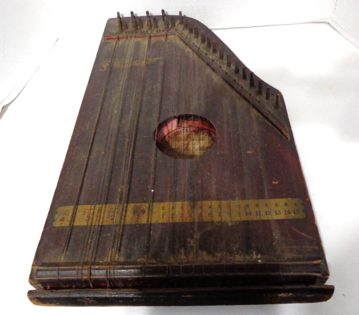 Antique Menzenhauer Guitar Zither 1894 Needs Cleaning Strings