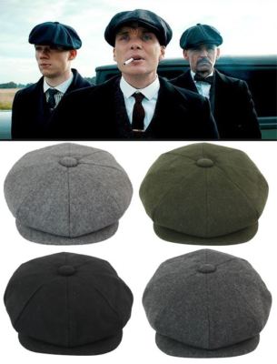 TruClothing.com Béret Homme Tweed Style Newsboy British Gentleman avec Rasoir Casquette Plate Grand père à 8 Quartiers