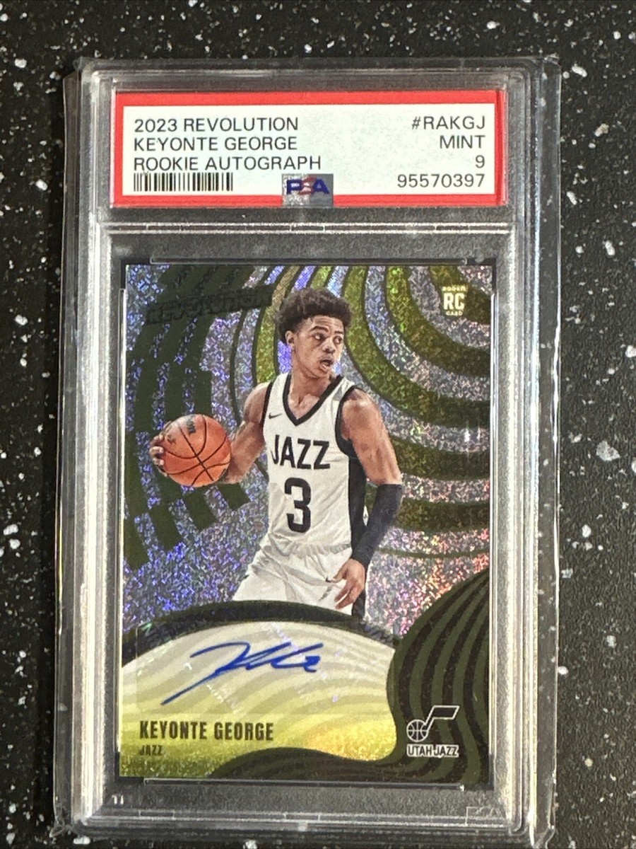 Keyonte George 2023-24 Panini Revolution Auto Rookie RC Utah Jazz