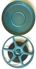 VINTAGE 8mm B W CARTOON WOODY WOODPECKER "BELLE BOYS" ON 6" METAL REEL CASE