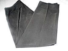 PRADA VINTAGE MENS BLACK FLAT FRONT PANTS POLY/SPANDEX ITA 54 W 34"