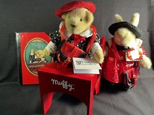 Muffy Vanderbear  Hoppy Vanderhare "Back to School" w/ school desk  notebook