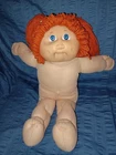 Vintage Cabbage Patch Kids 1978/1982 Doll Red Hair Blue Eyes 16" Tall