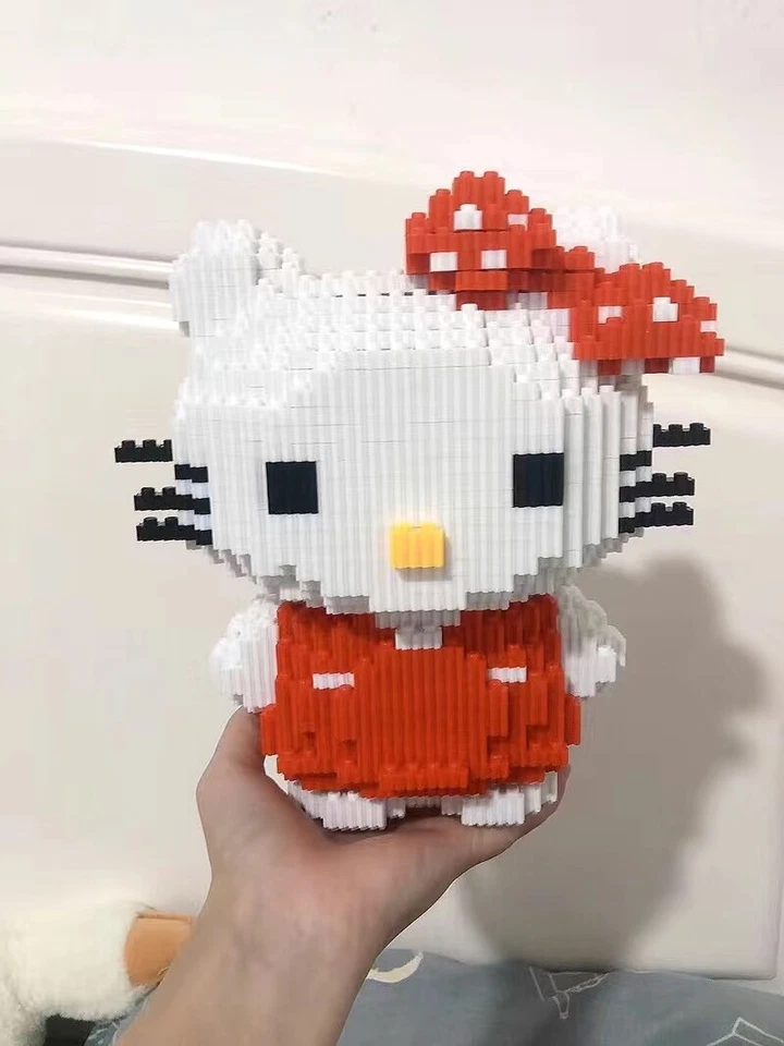 1465 Pcs Hello Kitty Magic Blocks Set Mini Building Blocks Challenging Game Gift - Image 4 of 4
