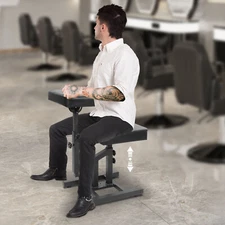 Black 180?? Adjustable Chair Multiple Use Chair Floor Standing Hair salon Chair