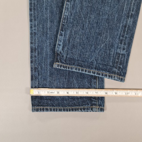 Uniqlo Mens Jeans Blue W34 L32 Selvedge Regular Fit Straight Leg Denim - Picture 7 of 10
