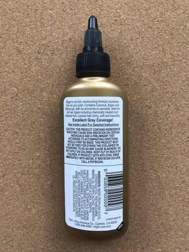 HOYU BIGEN SEMI PERMANENT COLOR GB6 GOLDEN BLONDE with COCONUT , ARGAN OILS - Picture 2 of 3