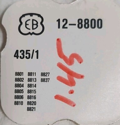 1xEB Ebauches Bettlach CAL. 8800-8837  WIPPE PART No. 435/1  ~NOS~ Neu Verpackt 