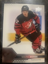 Mavrik Bourque  2022 team canada junior  #4