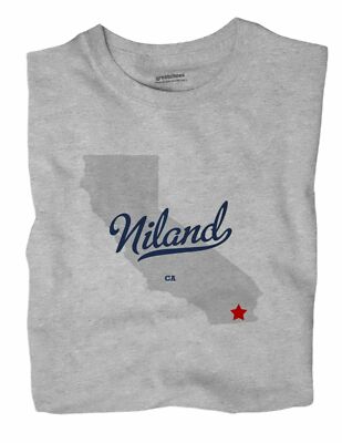Niland California CA T-Shirt MAP