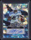2025 Leaf Signature Series Aquatic Crystal Whale Eddie George 1/1 Auto