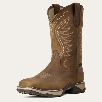 ARIAT Damen-Hymne H2O wasserdichtes Leder Westernstiefel Größen UK 3 bis 8