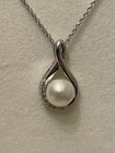 *NEW ITEM* GORGEOUS Kay Jewelers Sterling Silver “CULTURED PEARL” Weave Necklace — photo 3