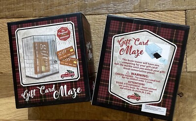 1 Gift Card Holder Puzzles Safe Brain Marble Maze Teaser Gag Gift Brand New