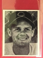 1940 Cincinnati Red's Team Issue W711-2 Baseball Card, Edwin Joost