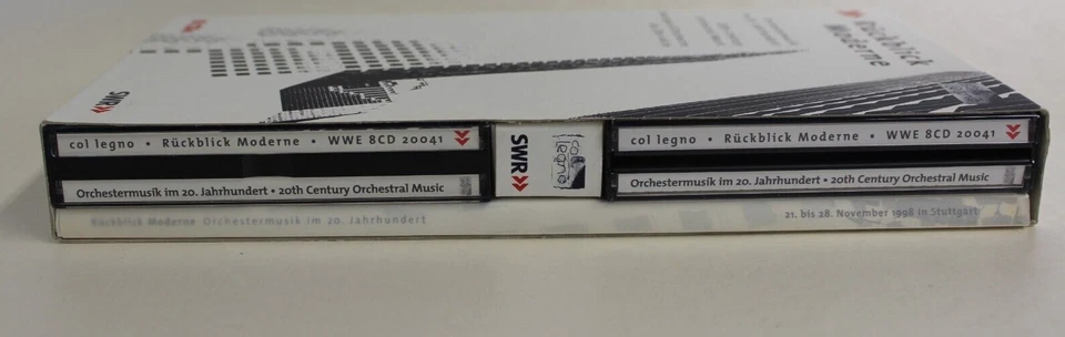CD / Rückblick Moderne / 8 CDs + Begleitbuch / SWR / Klassik - Bild 3 von 3