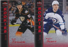 16-17 Fleer Showcase Jacob Larsson /99 Rookie Ultra Platinum Medallion 2016