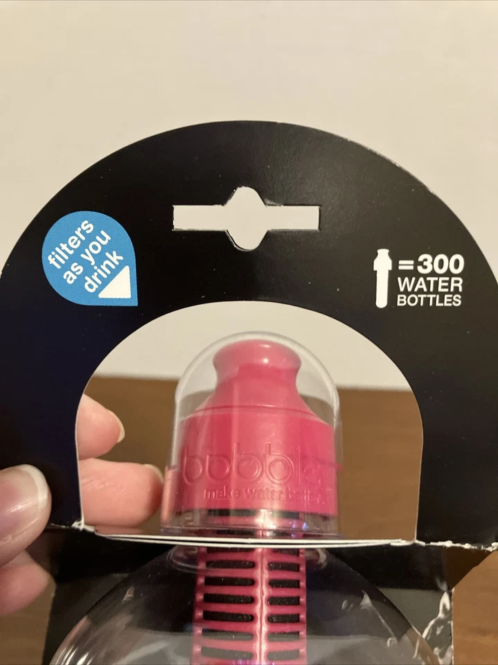 Botella de agua Bobble con filtro libre de BPA 18 oz/533 ml *NUEVA* Foto 4 de 4