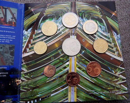 2007 FINLAND - OFFICIAL EURO MINT BU SET (8) w/ 2 BI-METAL & MINT TOKEN - BEAUTY - Picture 9 of 12
