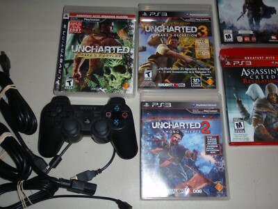 Nintendo Switch PS3 CECHL 80G SONY PS3 PLAYSTATION 3 CECHL01 80GB SYSTEM W/ 9 GAMES UNCHARTED 1