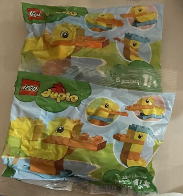 Duplo LEGOS 30327 My First Duck NEW Sealed Retired Easter 6pcs 1+ Years  Set 673419305099|
