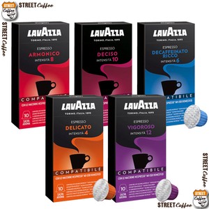 50 Cialde Capsule Caffè Lavazza Compatibili Nespresso a Scelta Mix Assaggio  Box | eBay